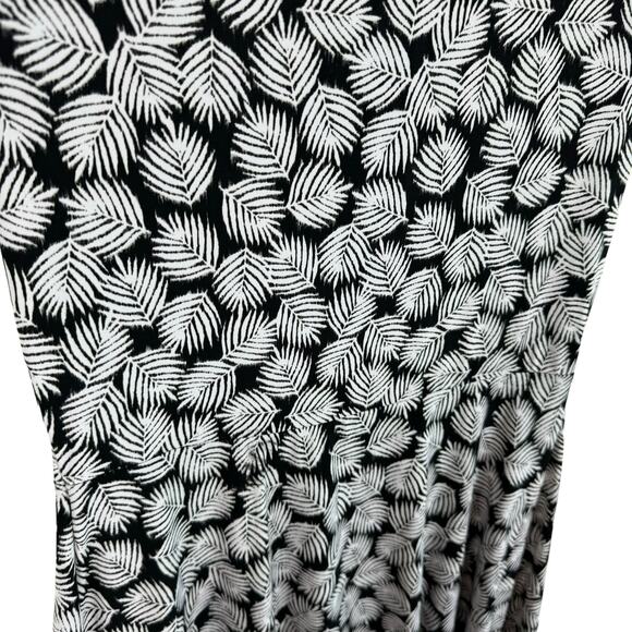 MICHAEL Michael Kors Palm Leaf Print Lightweight Stretchy Above Knee Dress Sz S - Picture 3 of 7